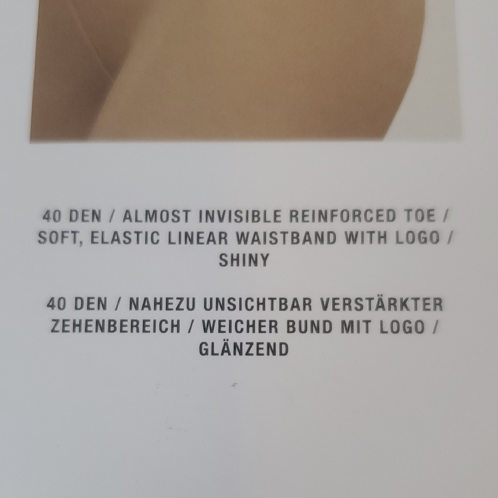 Wolford Neon 40 Tights - Black , Made In Austria, NEW - Picture 8 of 10